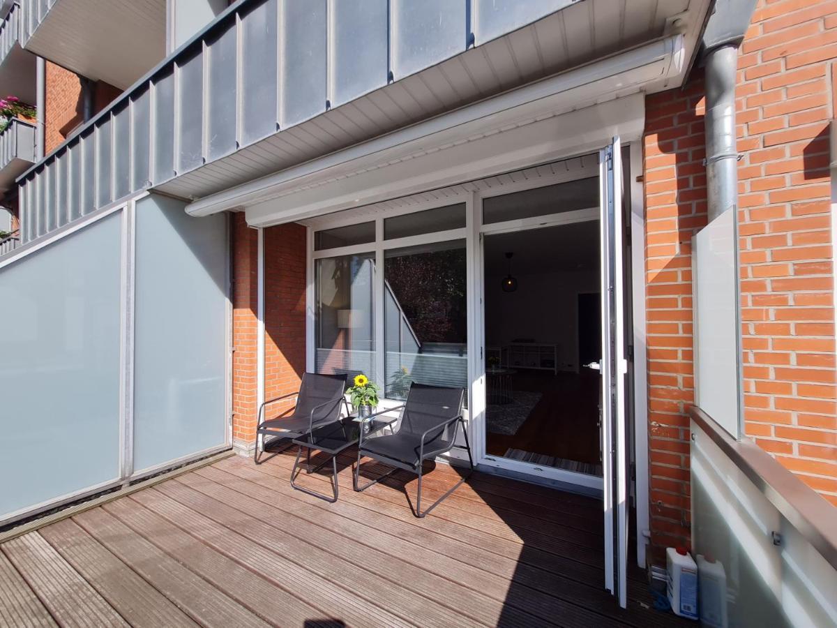 Wohnung Fleethoern - Zentral, Ruhig, Mit Parkplatz Und Balkon Kiel Kültér fotó
